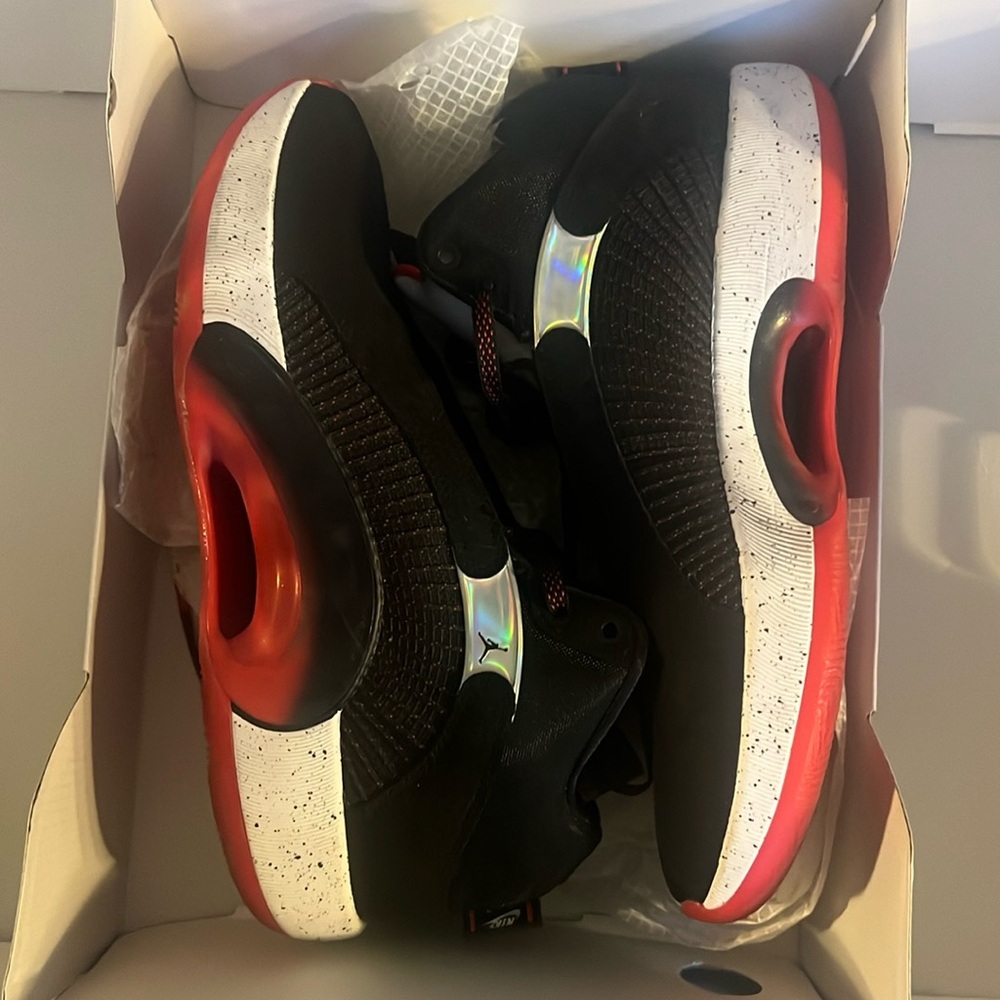 Air Jordan XXXV lace up mesh sneakers nike